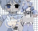 かわいい全身イラスト立ち絵を描きます 可愛いイラストを仕上げます！キャラデザも可能！ イメージ3