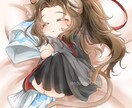 かっこいい男性、かわいい女性を一枚絵で描きます ソシャゲ風の塗り•タッチで描きます！ イメージ4