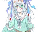 アイコンや1枚絵など描けます 基本的に女の子がメインとなりますアニメ向きの絵柄です イメージ5