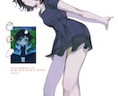 イラスト全般お描きします アイコン、MV用、TRPG立ち絵、キャラクターデザイン等 イメージ9