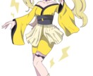 世界に一つの可愛い女の子の立ち絵描きます 柔らかい線であなただけのオリジナルキャラクターを！ イメージ6