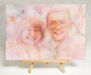 手描き”似顔絵でお客様の特別な日をお手伝いします キャンバスボードに絵具と色鉛筆にてお描きいたします！ イメージ4