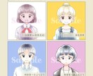 ふんわりかわいい♡バストアップイラスト描きます やさしいイラストで、あなたのコンテンツをそっと引き立てます イメージ5