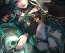 オリジナル・二次創作イラスト制作いたします 透明感のある女性・中性キャラクターのイラスト イメージ7