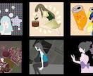 アイコンやヘッダーなどのイラスト、似顔絵描きます あなたのアイコン、ヘッダー描かせてください！ イメージ1