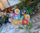 編み物でお花の制作します オンライン編み物教室〜お花モチーフを一緒に編みましょう〜 イメージ3