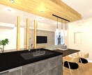 住宅の内観の3Dパースお作りします ３Ｄパースを使ってワクワクの家づくりのお手伝い致します イメージ8