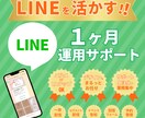 LINE公式アカウントの運用サポートします 配信画像などもまるっとお任せでOKです！ イメージ1
