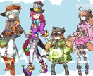 TRPG等、創作キャラの立ち絵イラストを制作します TRPG、ゲームや動画等にも！貴方だけの立ち絵を提供します イメージ1