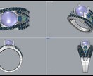 ジュエリーCADデザイン製作承ります ジュエリーCAD製作お困りでしょうか？ イメージ3