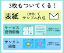 閲覧数UP‼︎【目を惹く】ココナラサムネ作成します 【7月限定】3枚セット①サムネ②サービス説明③サンクス画像付 イメージ2