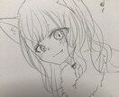 可愛いイラスト描きます 白黒からカラー、ちびキャラから等身まで描きます！！ イメージ4