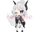 ほっぺが魅力的なかわいいイラスト描きます デフォルメも等身もお任せください！かわいく描きます！ イメージ6