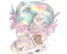 占い・サロン向け癒しの色鉛筆画を描きます 占い・スピリチュアル系の方へ癒しの色鉛筆画(原画配送可) イメージ4