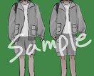 既存orおまかせキャラデザ、立ち絵・デフォ描きます 既存キャラから新規キャラまで！イラスト作成お任せ下さい！ イメージ2