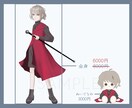 パッと華やかに☆優しく繊細な雰囲気の立ち絵描きます お値引中○ TRPG、Vtuber、ゲーム、アイコンなど！ イメージ2