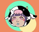アイコン、ヘッダーイラスト描きます アイコン、ヘッダーーなど個人利用用のものもお描きします♪ イメージ3