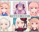 アイコンなどのイラスト描きます かわいい女の子のイラストが得意です！ イメージ2