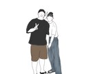 スペシャルな思い出の１枚をイラストにします 世界にたったひとつの、特別な思い出。 イメージ3