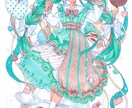 キラキラで透明感のあるアナログイラスト描きます 個人観賞やSNS、動画、挿絵等いろいろな用途に！ イメージ7
