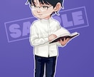 似顔絵イラスト お好みの絵柄に合わせて作成します デフォルメ似顔絵でSNS、名刺、HPのイメージアップに！ イメージ7