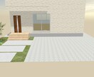 外構工事の平面図＆パース作成します シンプルな外構工事の平面図とパースを作成 イメージ9