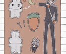 可愛いSNSのアイコン描きます 病みかわいい♡が好きな方必見！ イメージ2