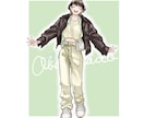 女の子の立ち絵＋イメージコーデ考えます お好きなモチーフ・色をお教えください！ イメージ2