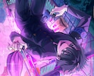 SNS等のイラストを制作します かっこいいから可愛いまで！目を惹くようなイラストを描きます！ イメージ5