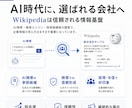 ウィキペディア記事の【修正】を激安&即日でします Wikipediaを強力なSEO•LLMOツールに イメージ3