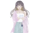 アイコンにできるサイズの似顔絵やイラストを描きます ラクガキっぽい描き方で可愛いアイコンイラストお作りします♡ イメージ3