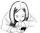 日常の何気ない瞬間を描きます シンプルな似顔絵を描かせていただきます イメージ2