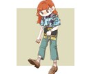 似顔絵OK！オシャレな全身イラスト作成します 似顔絵OK★服装指定★全身イラスト★SNSアイコン等に イメージ1