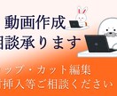 動画作成のお悩みの解決します 動画を投稿したいけど編集が大変そう... イメージ1