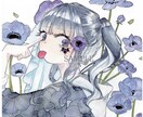 ラフ修正何度でも◎透明水彩でイラスト描きます X/YouTube/インスタなど色んな用途で使用可能！ イメージ2