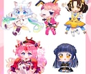 ＳDキャラ・ミニキャラ・デフォルメキャラ描きます キラキラ可愛いミニキャラ描きます イメージ5