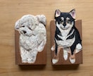 わんちゃんの小さなレリーフ制作します プロの彫刻家による小さなアート制作。 イメージ3