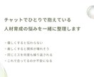 部下指導に悩む方の人材育成相談をします これで合ってる？を一緒に整理します イメージ2