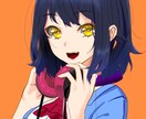 バストアップイラスト、アイコン描きます バストアップイラスト。アイコン。イラストの着色 イメージ1