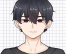 2000円から男の子・バストアップイラスト描きます ラフなイラストを求めている方・アイコン・イラスト制作 イメージ1