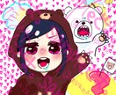 ご希望のSNSデフォルメアイコンイラスト描きます 幸せなイラストから闇系まで！！ イメージ5
