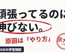 京大卒が頑張っても伸びない勉強法を作り直します 合格最低点−200→+100で合格した勉強の設計法を伝えます イメージ1