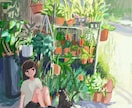 思い出の風景と大切な人を描きます 少し不思議で切ない雰囲気の絵を作成します イメージ5