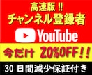 YouTube登録者1000人高速で増やします ⚡高速版⚡チャンネル登録者1000人増加 30日間減少保証付 イメージ1