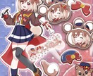 あなただけのVTuberプロフィール画像制作します 便利でお得なシルエット付！手描き小物モチーフも制作可能！ イメージ4