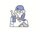 シンプルでかわいい線画イラスト作成します SNSやLINEなどのプロフィール画像に！フラットイラスト イメージ8