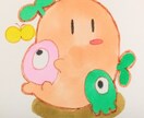 可愛い変な生き物の絵を描きます アナログでゆるふわな生き物を描きます。 イメージ1