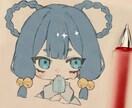アナログの温かみがあるSDイラストをお描きします お手軽なオリジナルSDイラストをお求めの方へ イメージ6