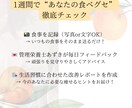 モニター募集！管理栄養士が1週間の食事添削します 1週間の食事を丁寧に分析＆改善提案します イメージ3