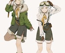 かわいいミニキャライラスト制作します 分かりやすい、かわいい、高クオリティのミニキャラ立ち絵です イメージ3